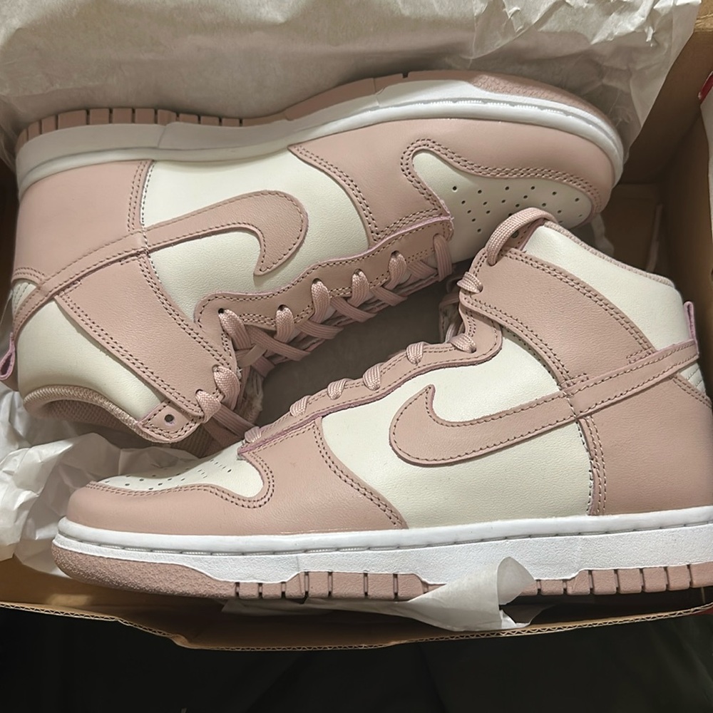 Nike dunk high phantom pink brand new